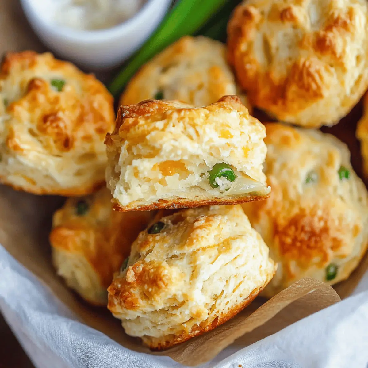 Green Onion and Cheddar Biscuits