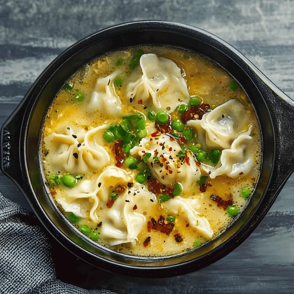 Best Creamy Potsticker Soup