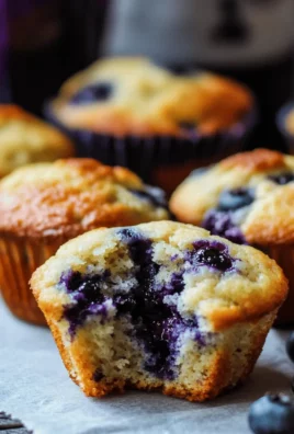 Healthy Greek Yogurt Blueberry Protein Muffins