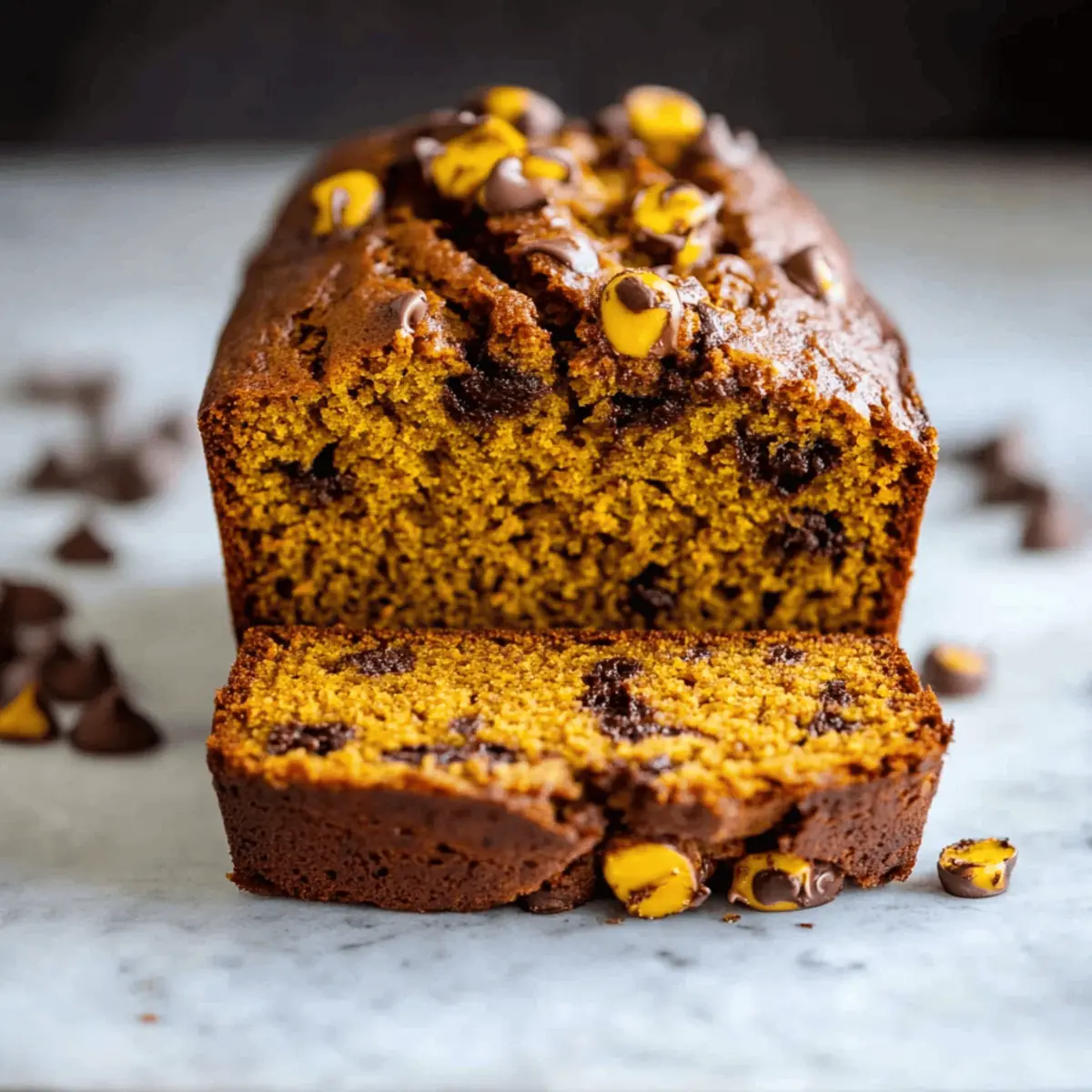 Moist Chocolate Pumpkin Bread