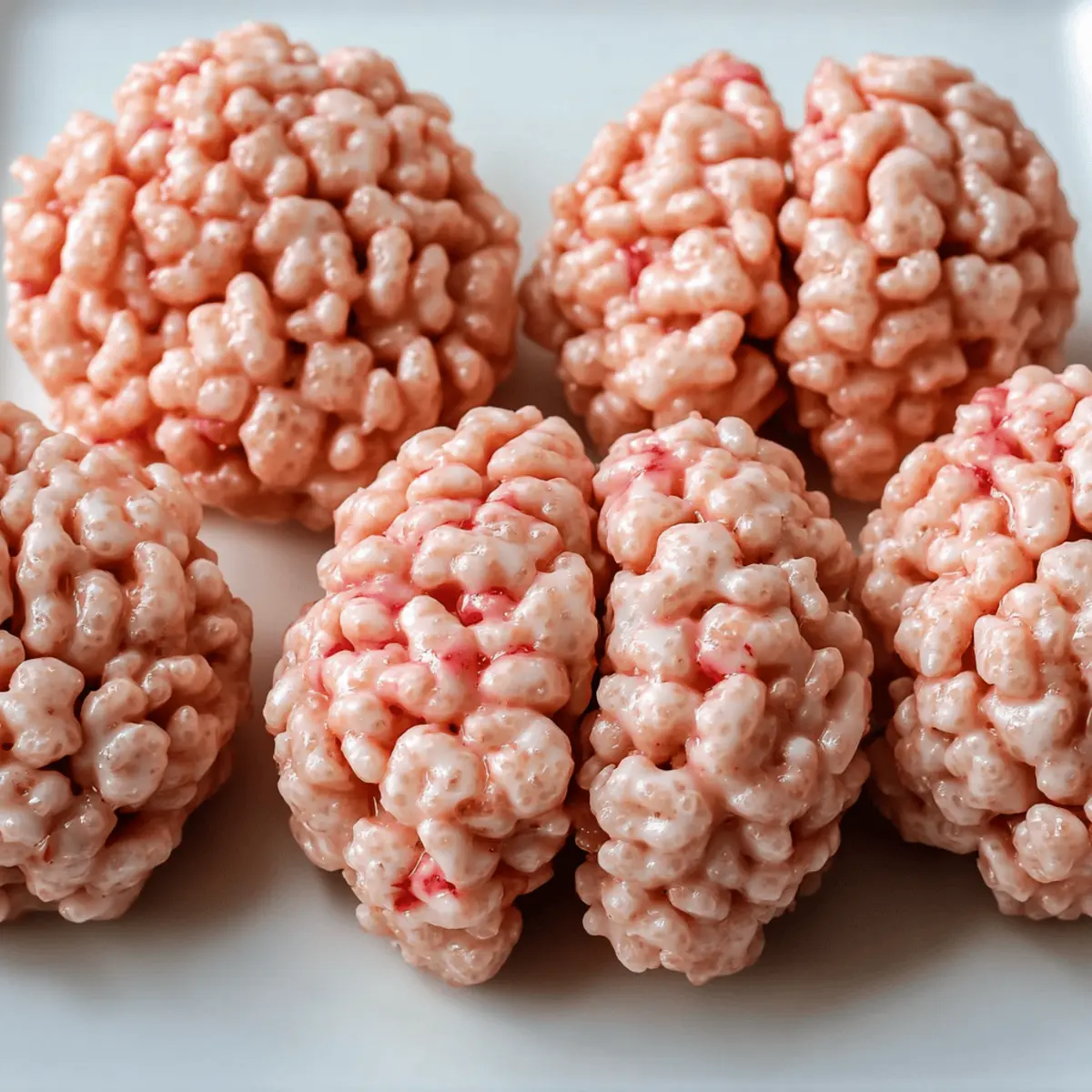 Marshmallow Rice Krispies Halloween Brains