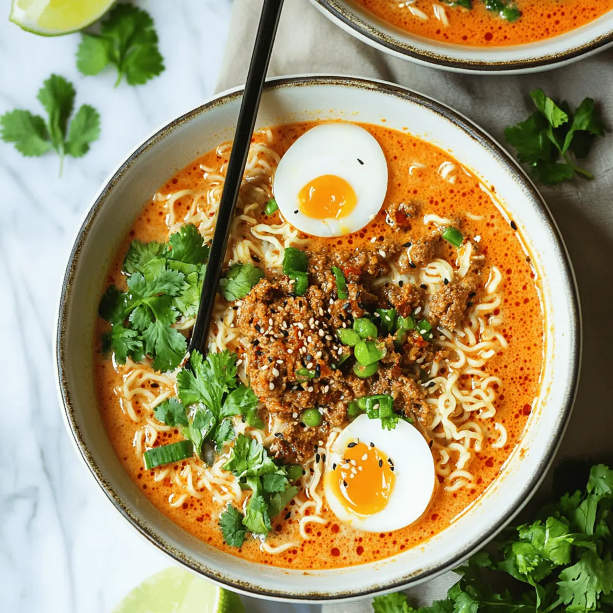 Spicy Coconut Curry Ramen