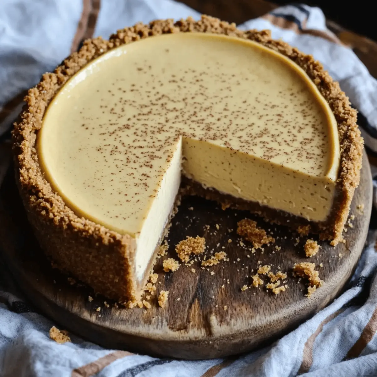 Vanilla Bean Brown Butter Cheesecake