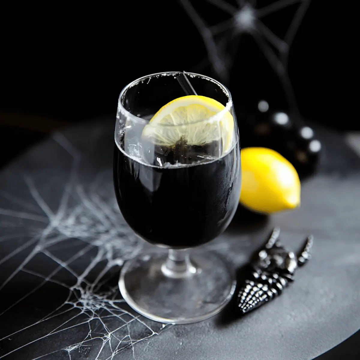 Spooky Black Lemonade: Eerie and Refreshing Halloween Drink