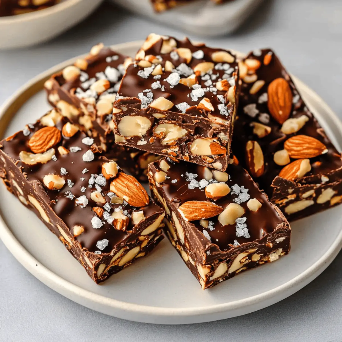 Dark Chocolate Sea Salt Nut Bars