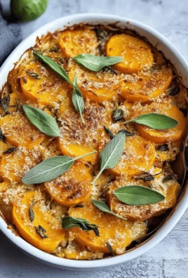 Sage Butternut Squash Gratin