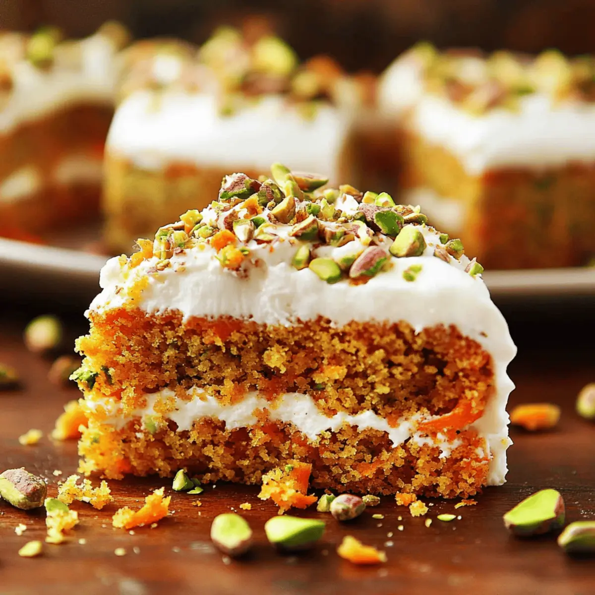 Pistachio Carrot Cake