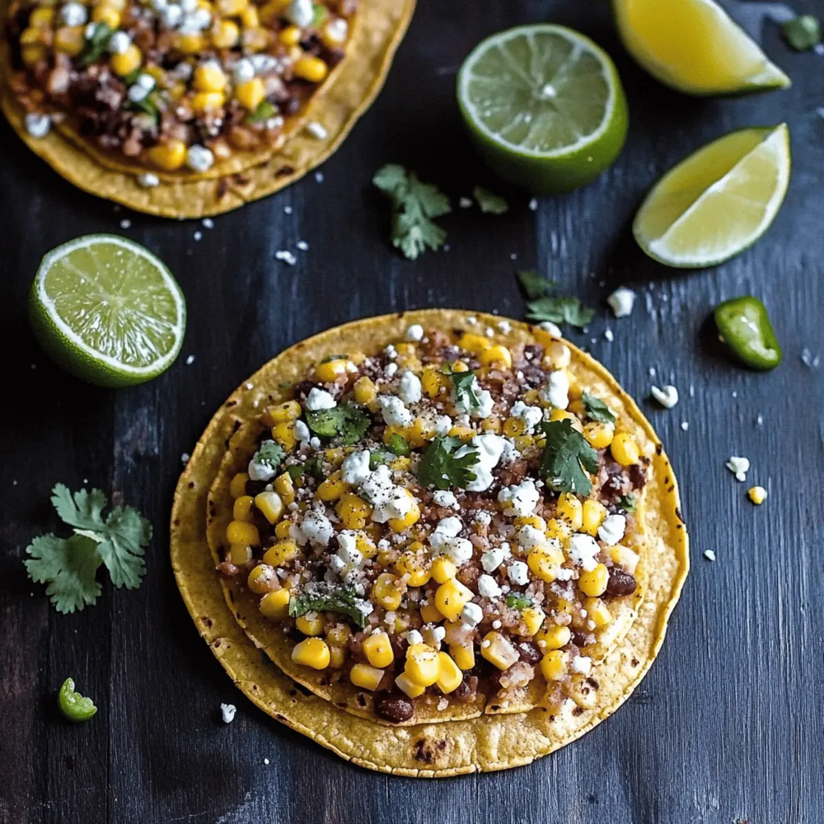 Mexican Street Corn Tostadas