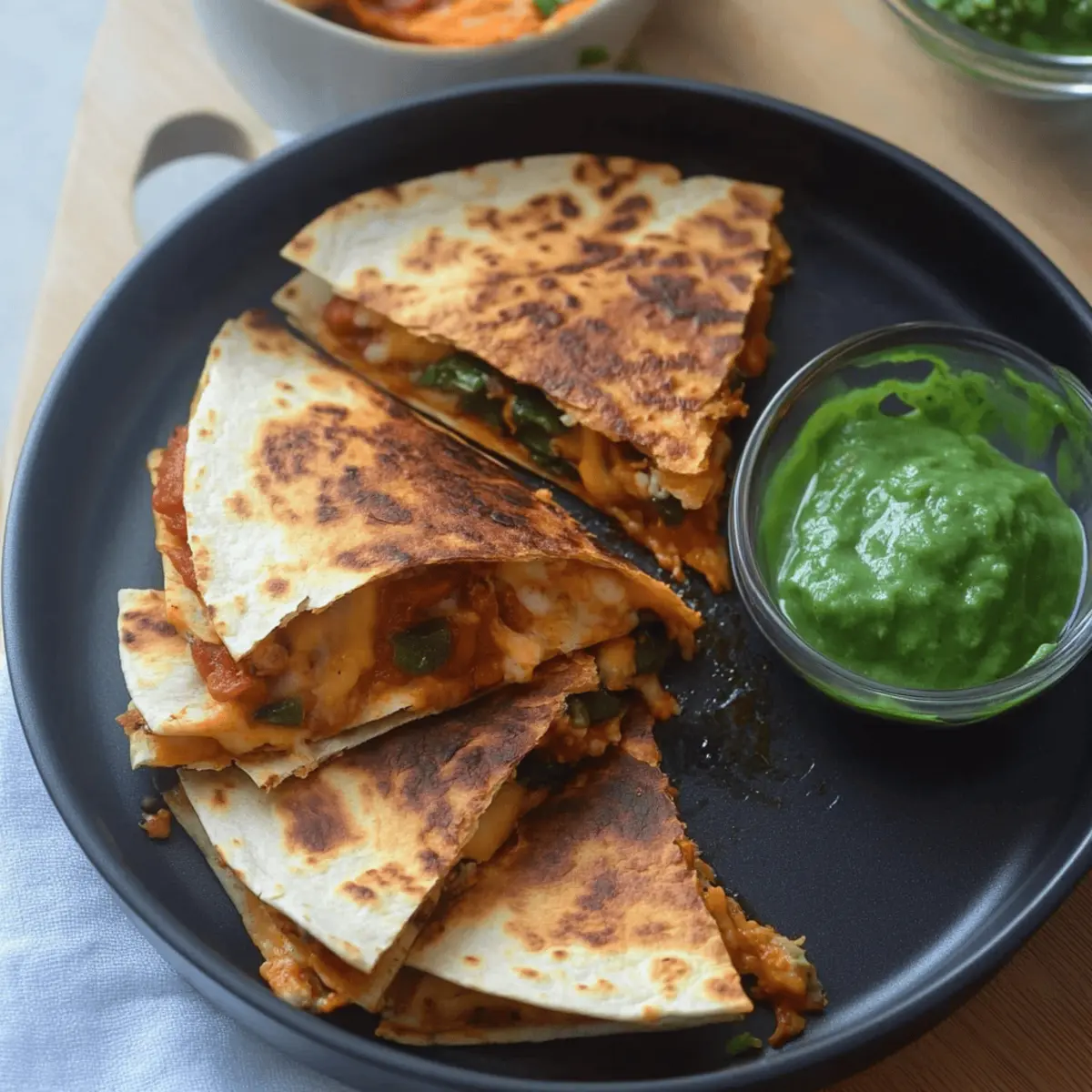 Air Fryer Quesadilla - The Cheese Knees