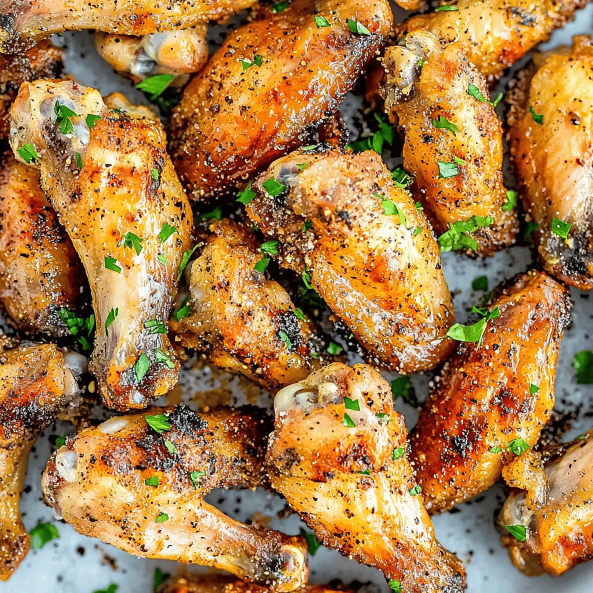 Salt and Pepper Chicken Wings