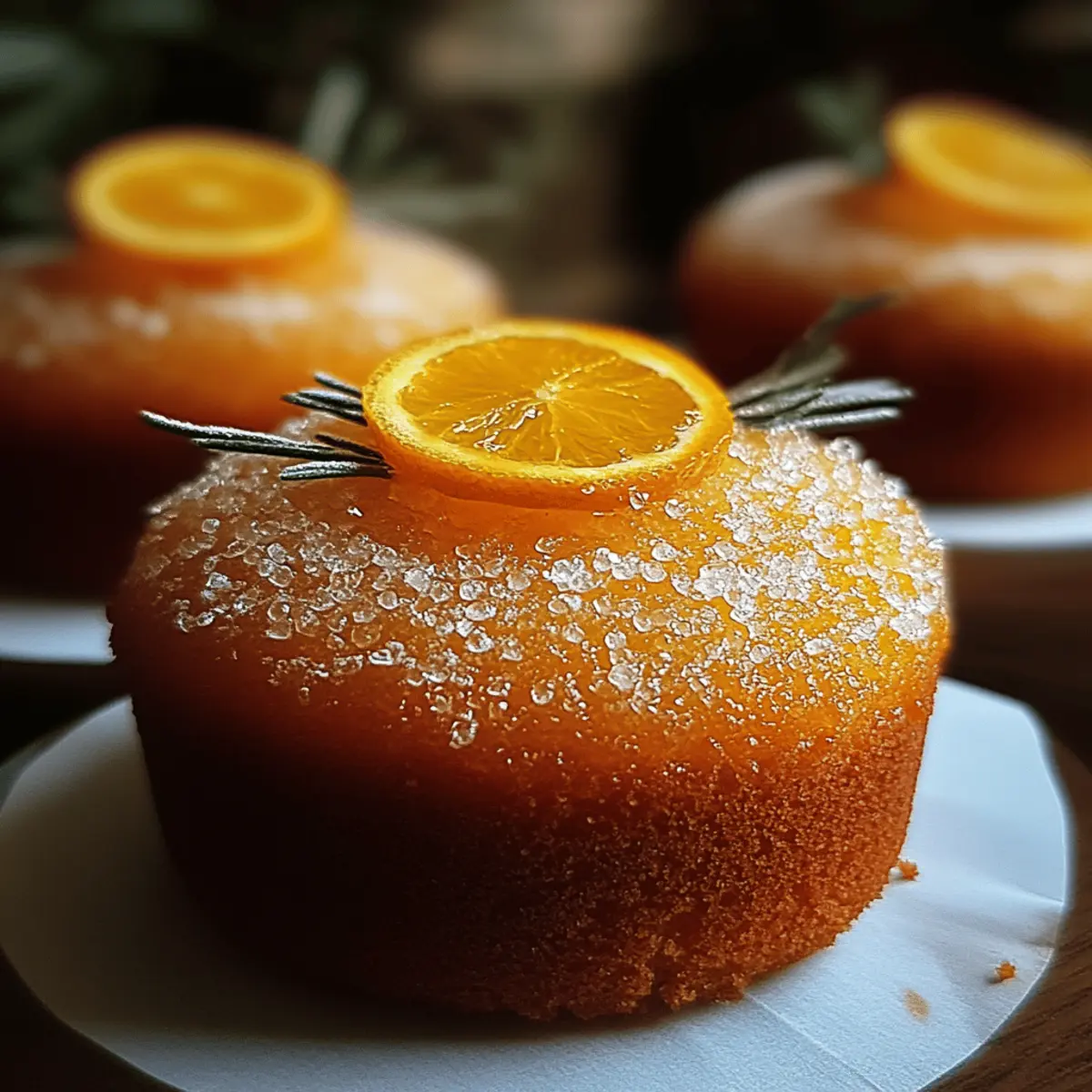Delightful Orange Ginger Honey Cakes