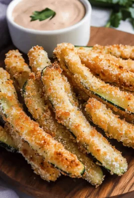 Crispy Parmesan Zucchini Fries