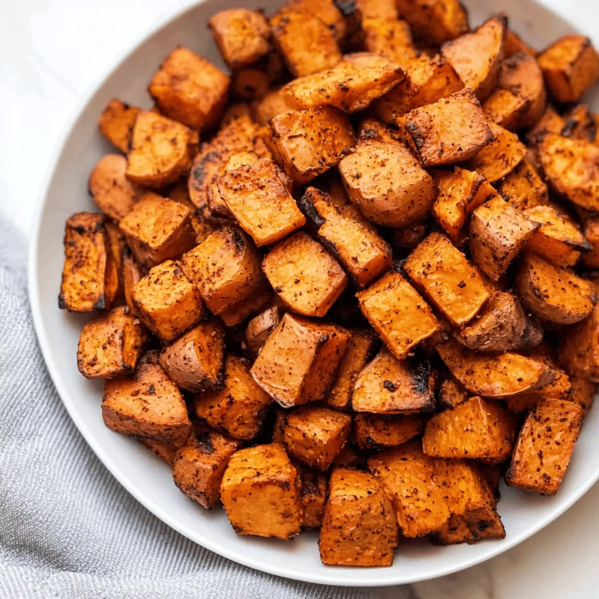 Crispy Air Fryer Sweet Potatoes