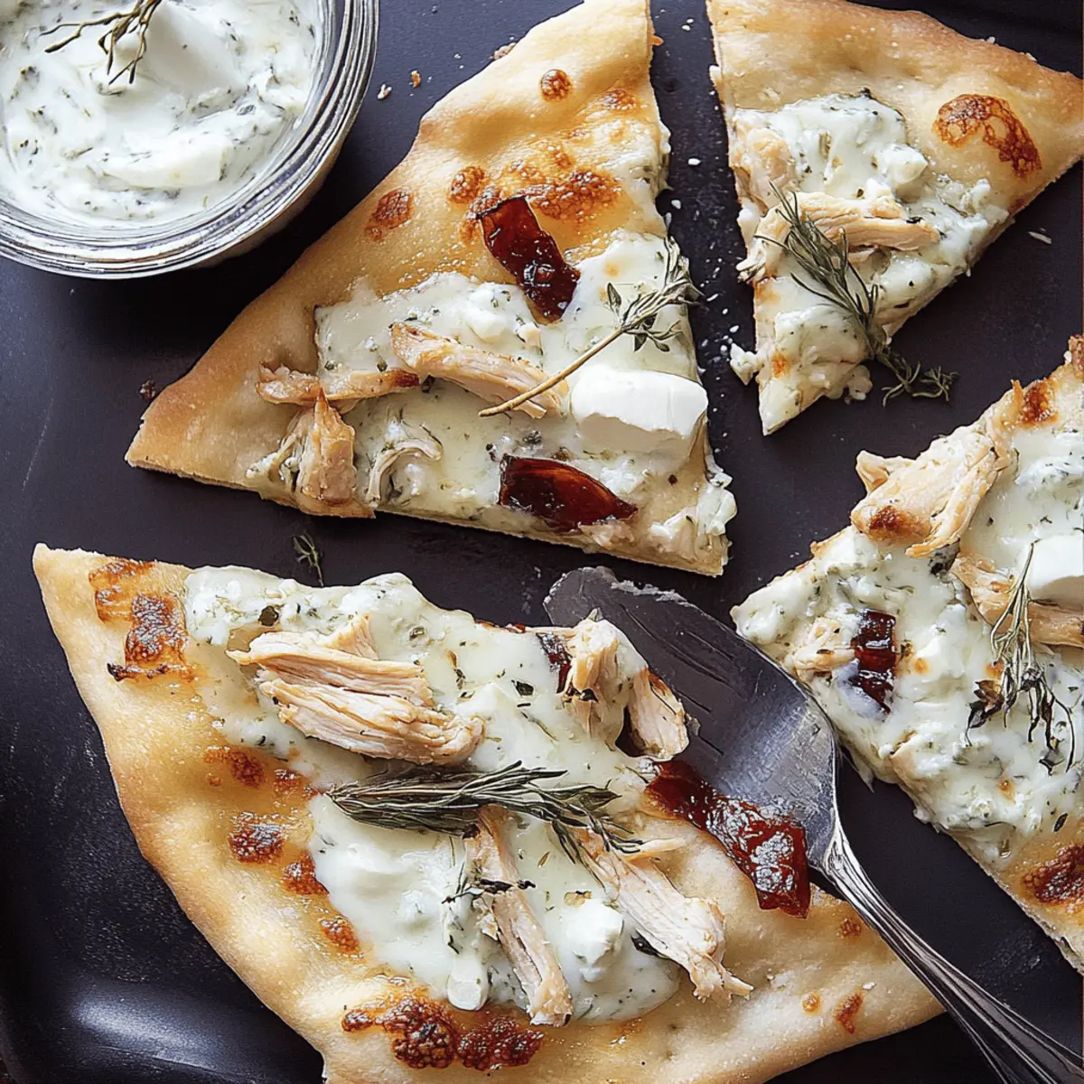 Tzatziki Chicken Pizza