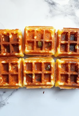 Spicy Cheddar Jalapeño Cornbread Waffles