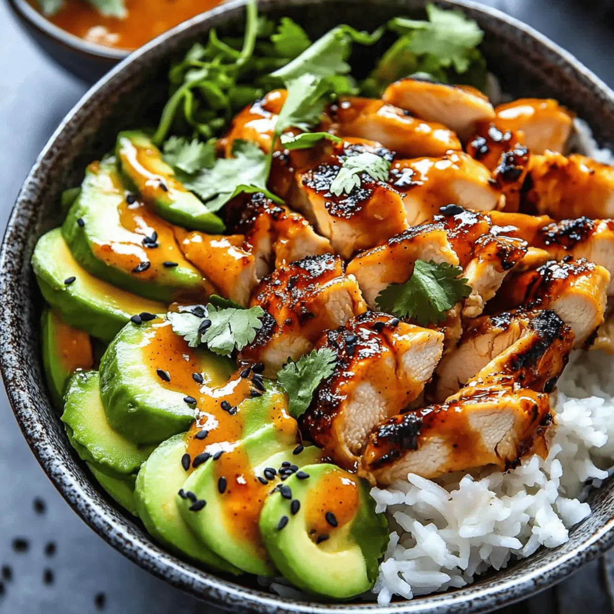 Irresistible Spicy Honey-Ginger Chicken Bowls with Creamy Yum Yum Sauce