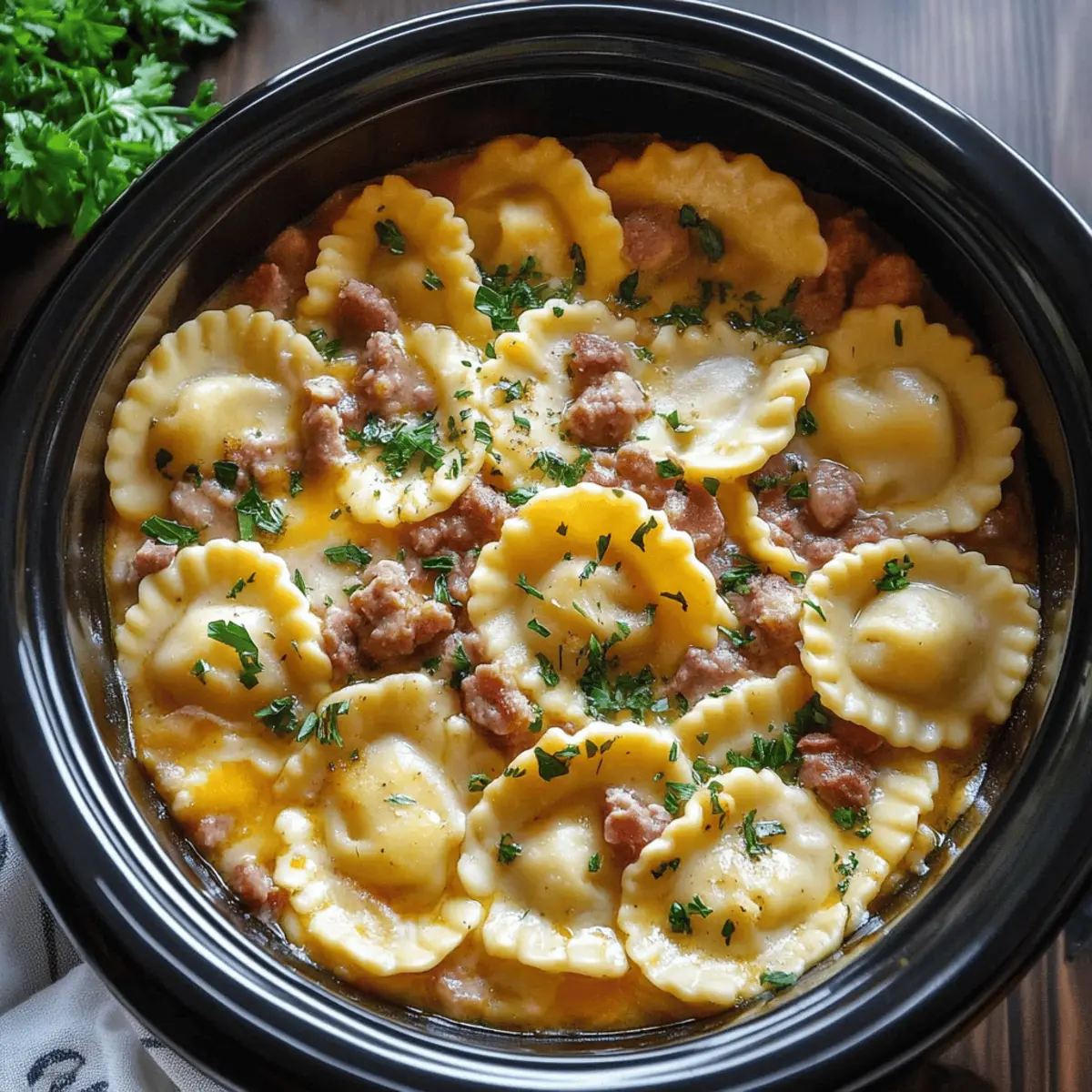 THE BEST Crockpot Pierogi Casserole