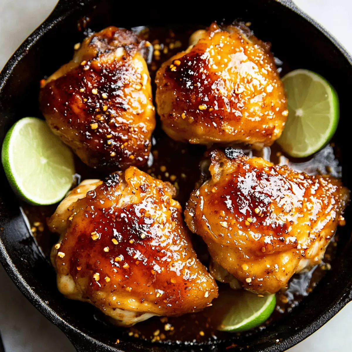 Sweet Chili Glazed Chicken Thighs