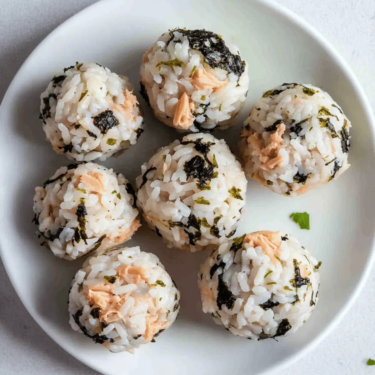 Healthy Tuna Rice Balls