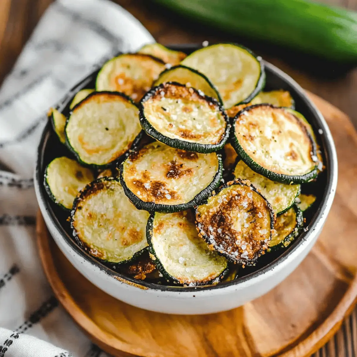 Crispy Air Fryer Zucchini Chips