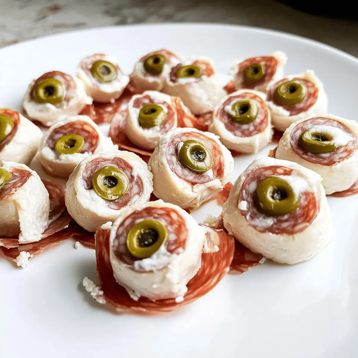 Salami Mozzarella Eyeballs Recipe