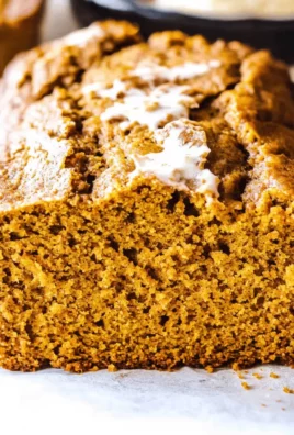 The BEST Pumpkin Bread with Vanilla Pudding