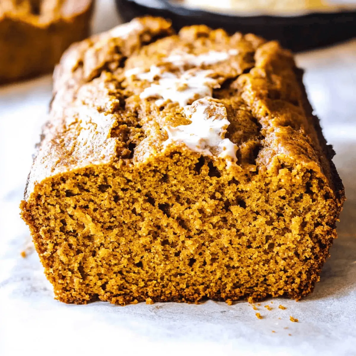 The BEST Pumpkin Bread with Vanilla Pudding