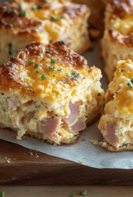 Ham and Cheese Butter Swim Biscuits Recipe