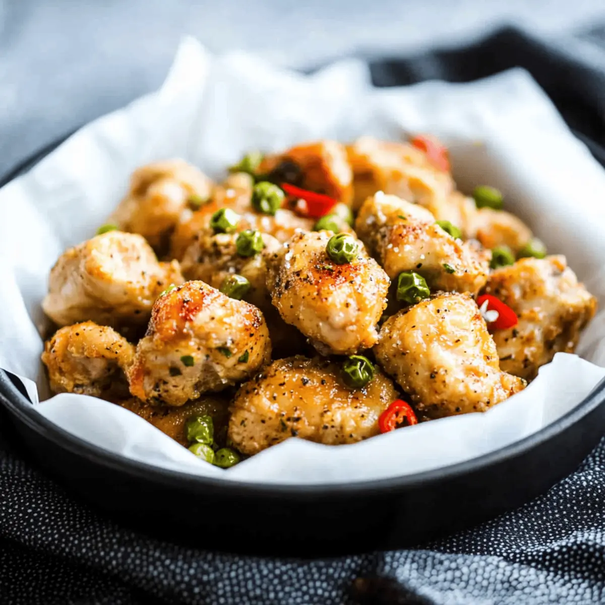 Air Fryer Salt and Pepper Chicken