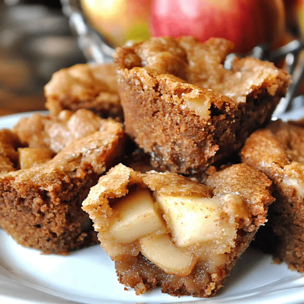 Apple Brownies