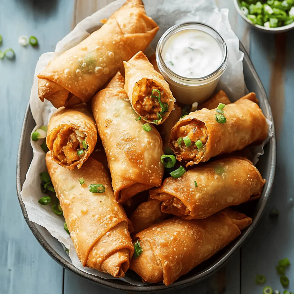 Crispy Jalapeno Popper Egg Rolls with Air Fryer Tips