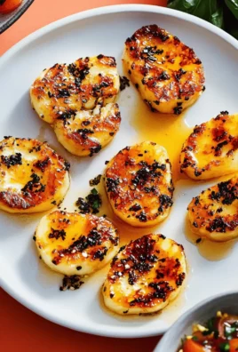 Crispy Air-Fried Halloumi with Honey Drizzle
