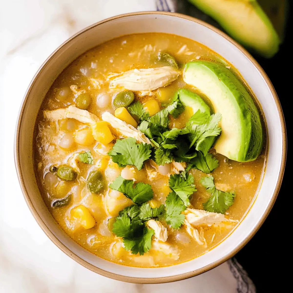 Healthy White Chicken Chili