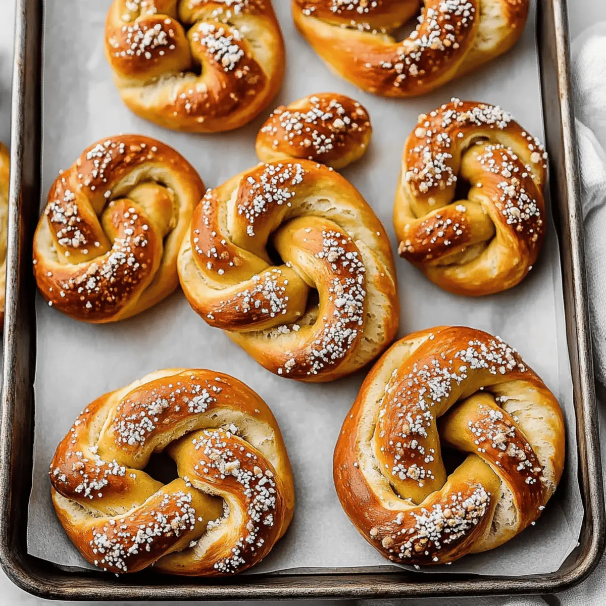 homemade soft pretzels