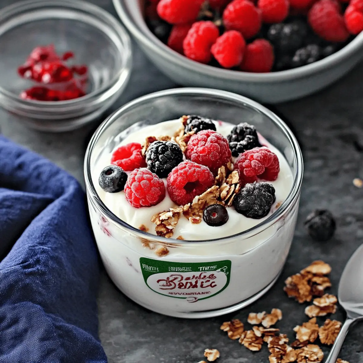 Greek Yogurt Parfait with Berries