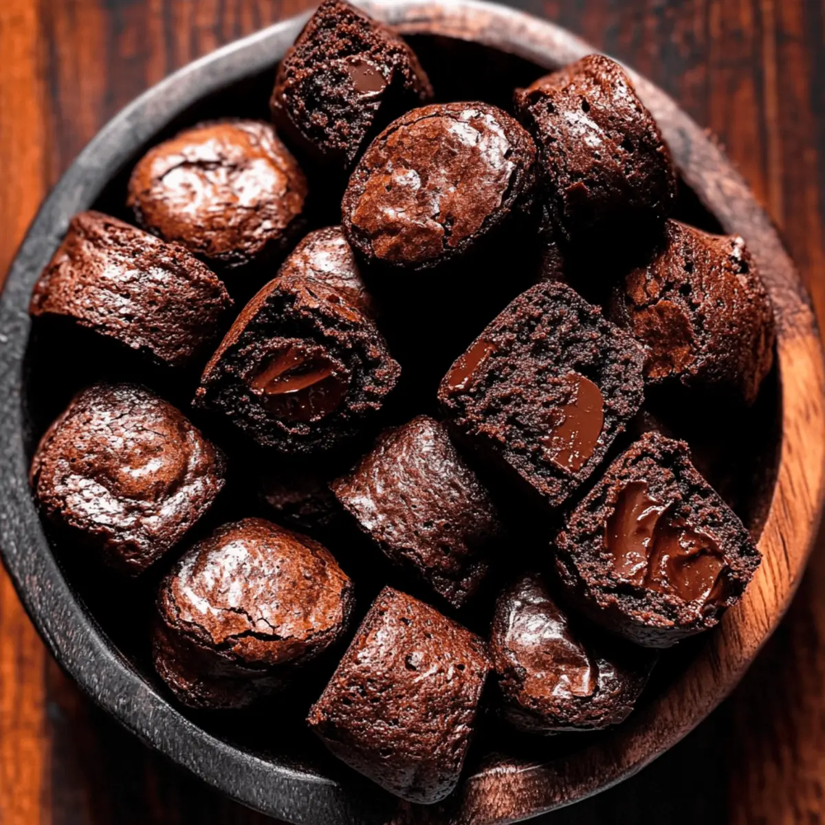 Fudgy Espresso Brownie Bites