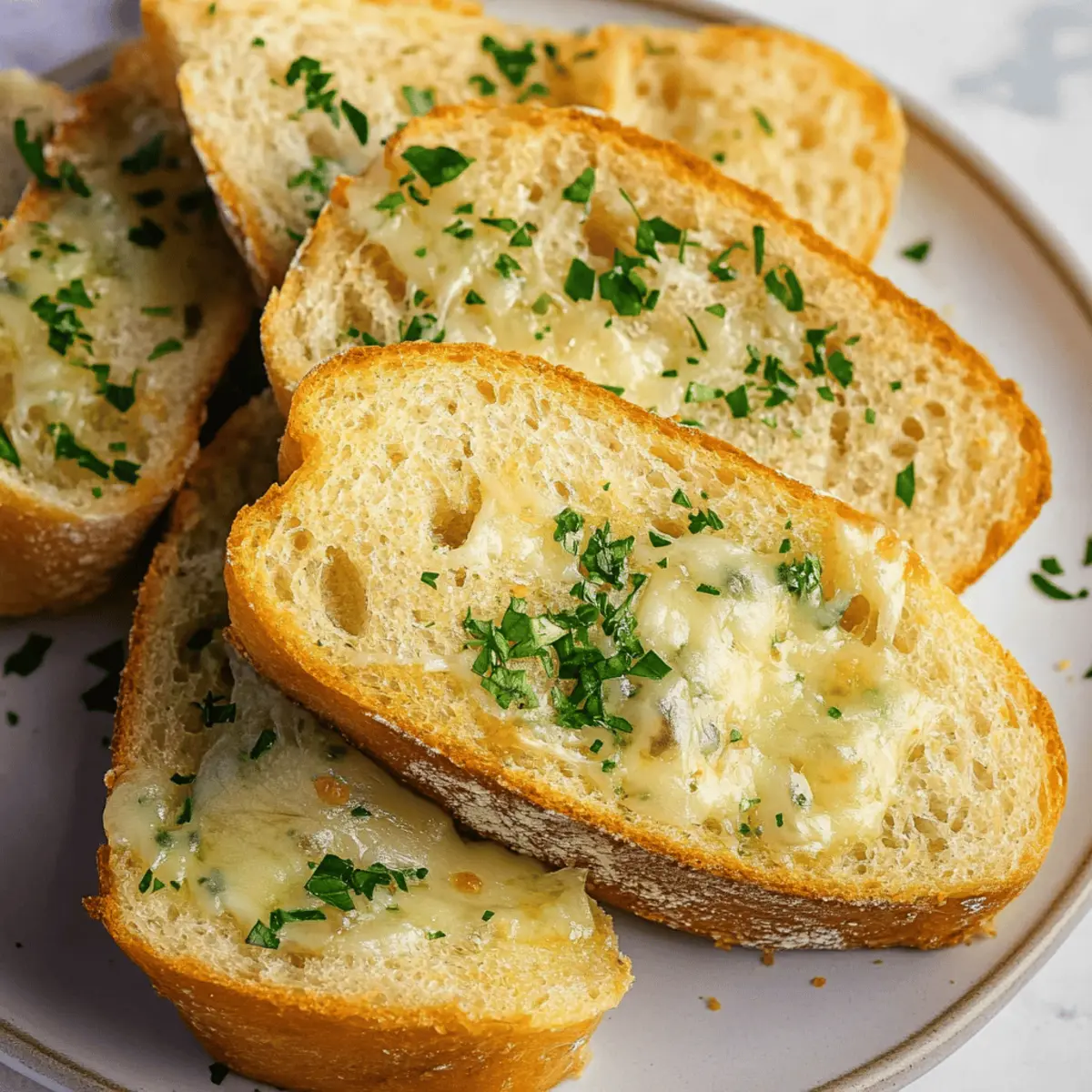Easy Air Fryer Cheesy Garlic Bread Recipe