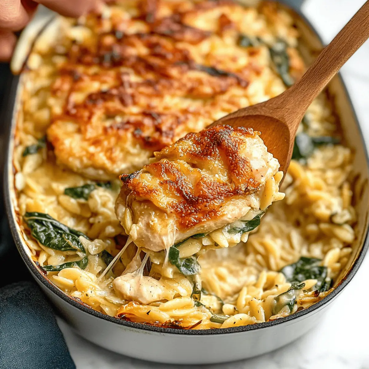 Monterey Chicken One Pan Orzo