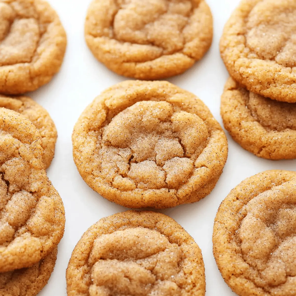 Chewy Pumpkin Snickerdoodles