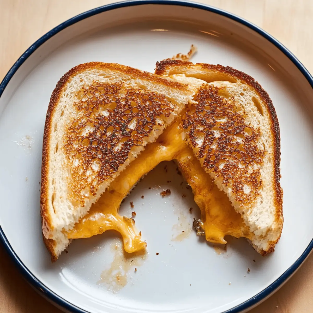 Crispy Air Fryer Grilled Cheese
