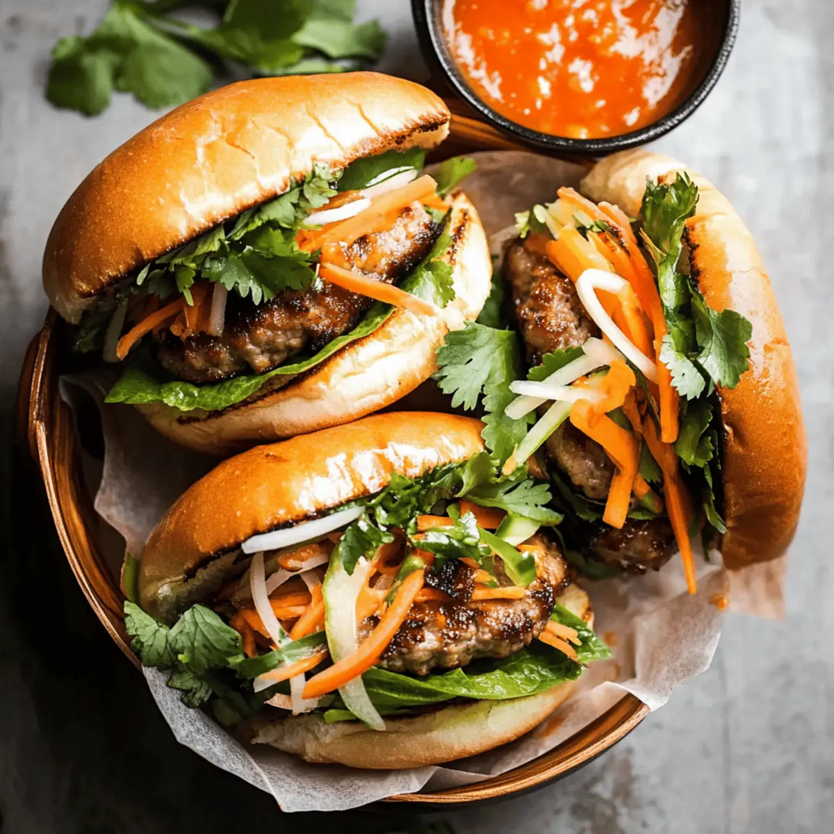 Pork Banh Mi Burger