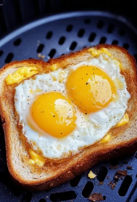 Air Fryer Egg and Cheese Toast
