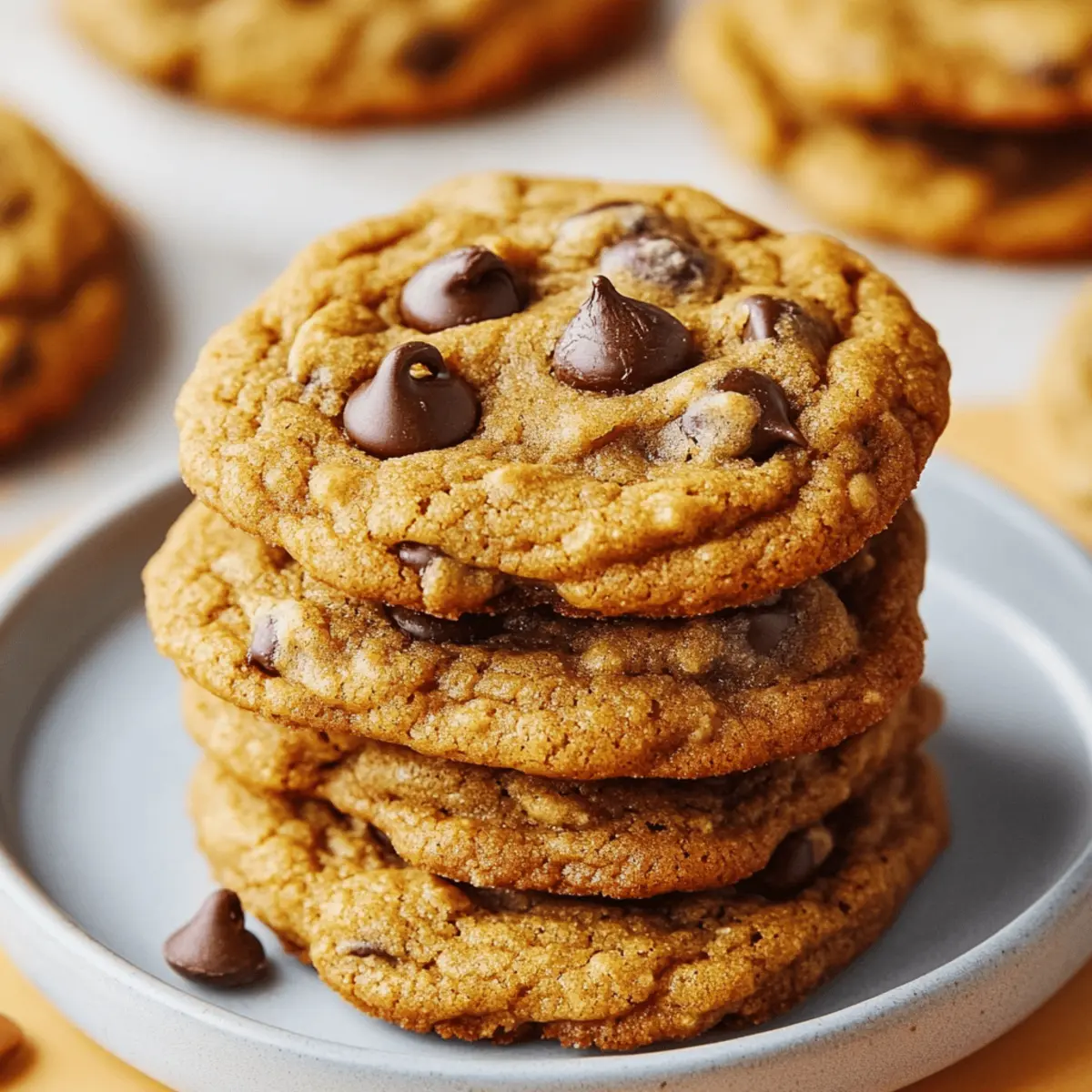Brown Butter Pumpkin Chocolate Chip Cookies