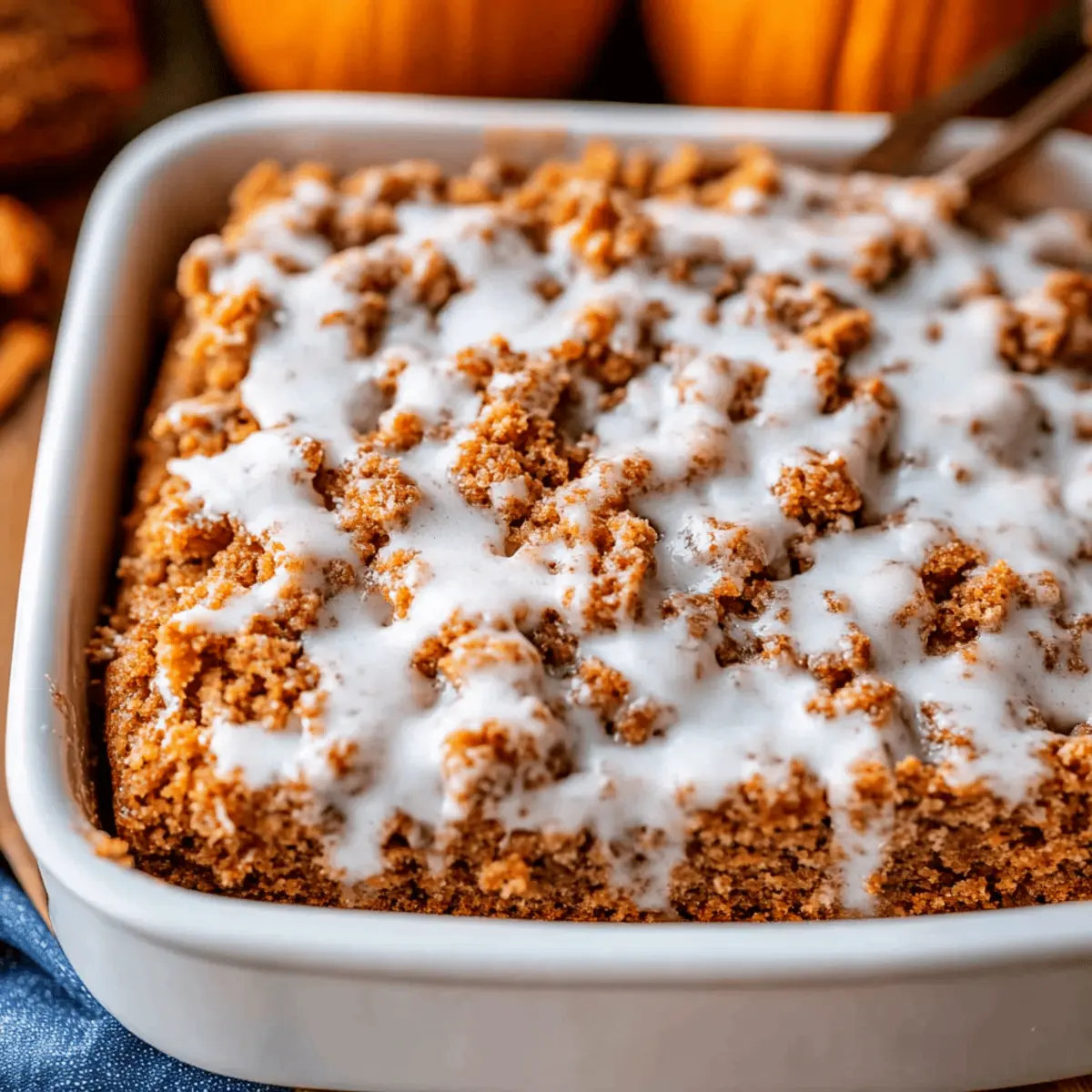 Pumpkin Coffee Cake Recipe from The Food Charlatan