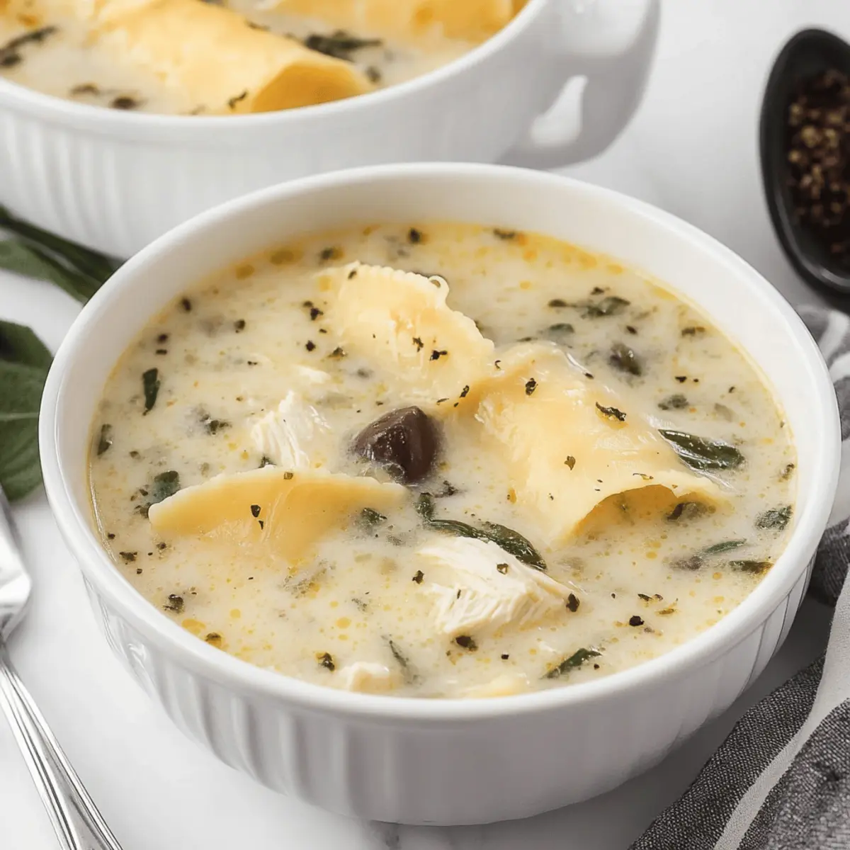 Irresistible White Chicken Lasagna Soup Recipe
