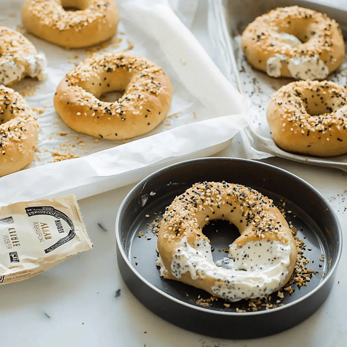 Easy 3 Ingredient Greek Yogurt Bagels