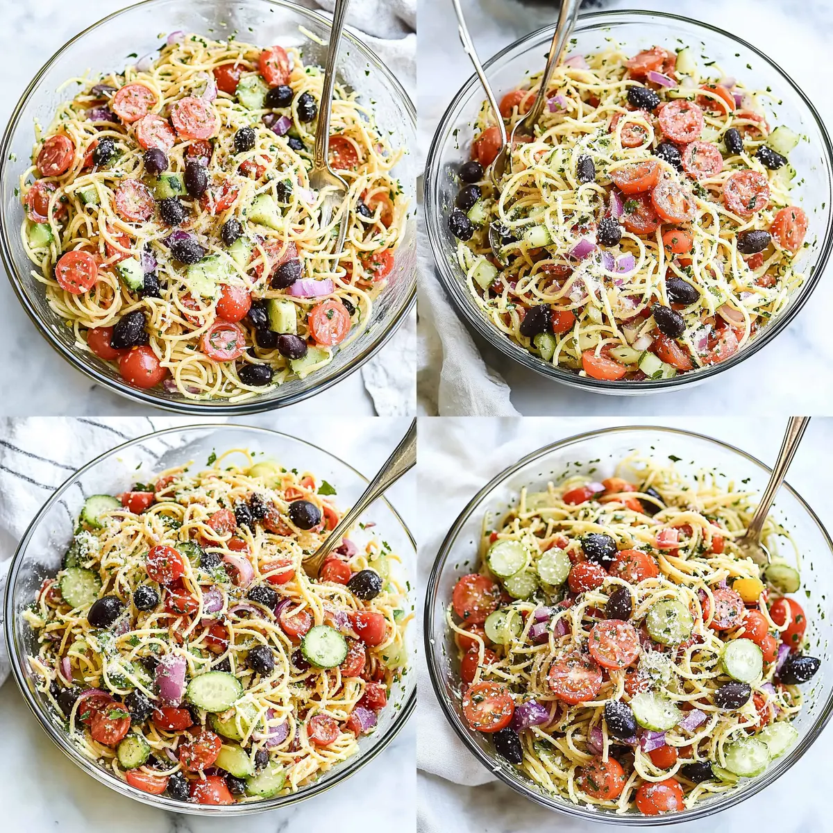 Delicious Italian Spaghetti Salad Recipe