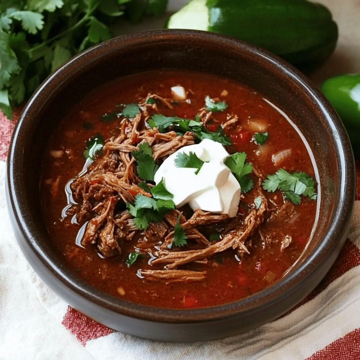 Crockpot Mexican Beef Birria