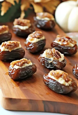 Honey-Cinnamon Cream Cheese Stuffed Dates