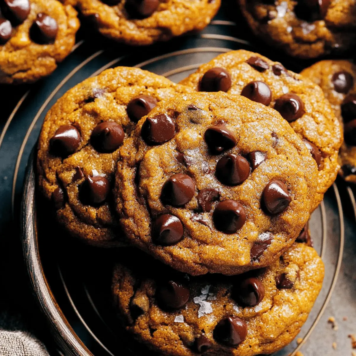 Brown Butter Pumpkin Chocolate Chip Cookies